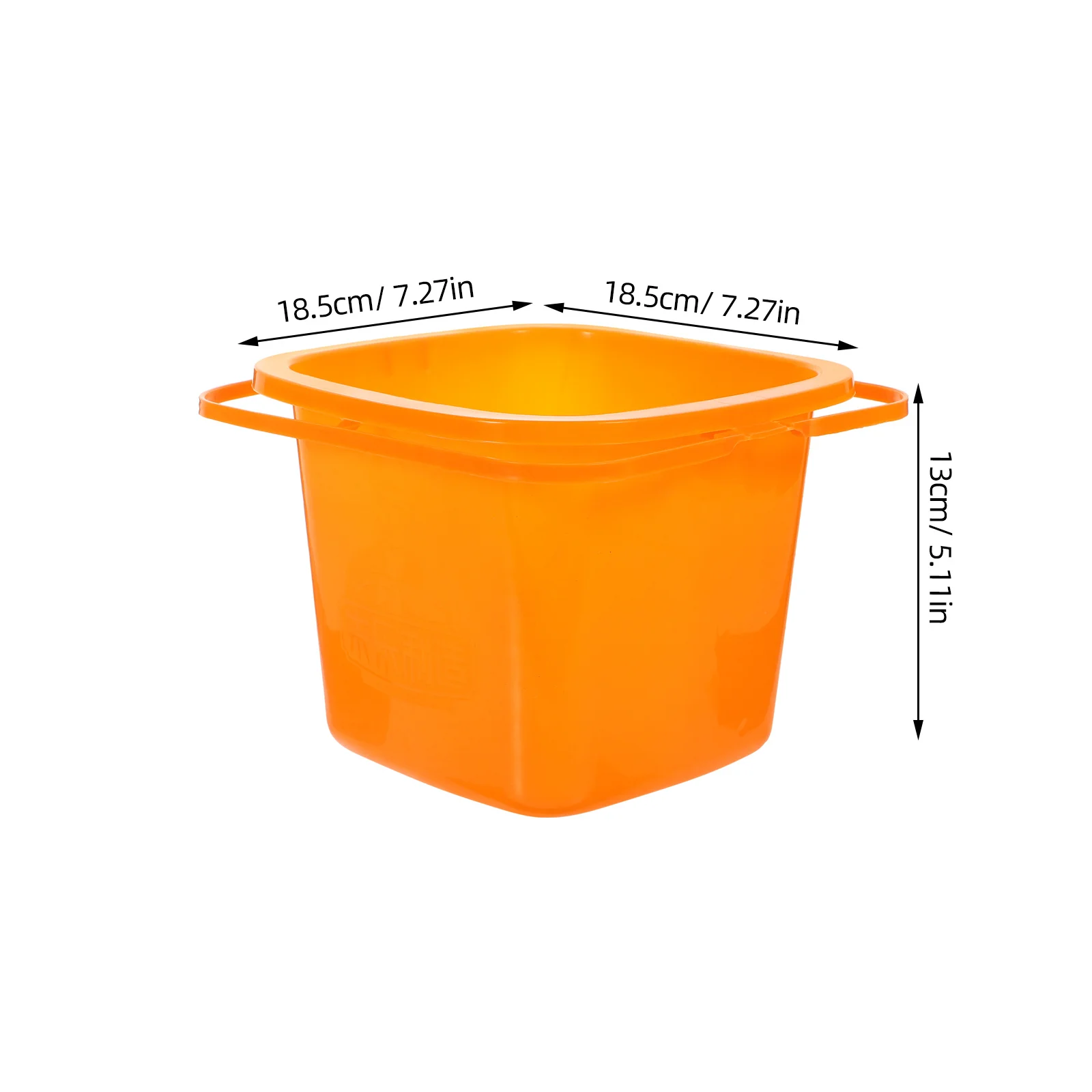 دلو طلاء بلاستيكي صغير متين، حاوية تخزين خفيفة الوزن، مقبض عملي، لوازم منزلية متعددة الأغراض، دلو صغير