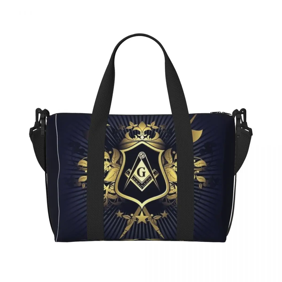 

Пользовательские масонские пляжные сумки-тоут женские масонские масонские пляжные дорожные сумки с большим отделением для спортзала