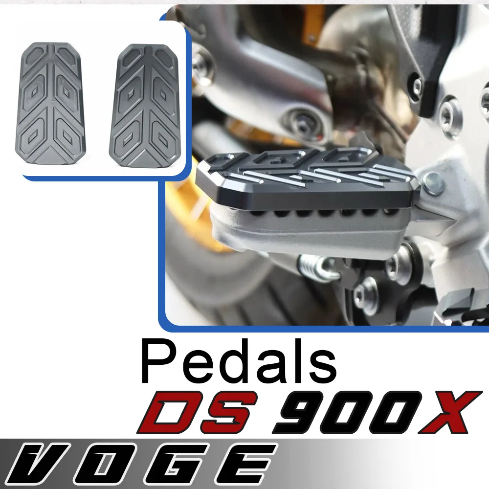 

For VOGE DS900X Enlarged front and rear pedals Anti-skid enlarged seat Widened brake For voge ds900x 900 DS X Ds900x
