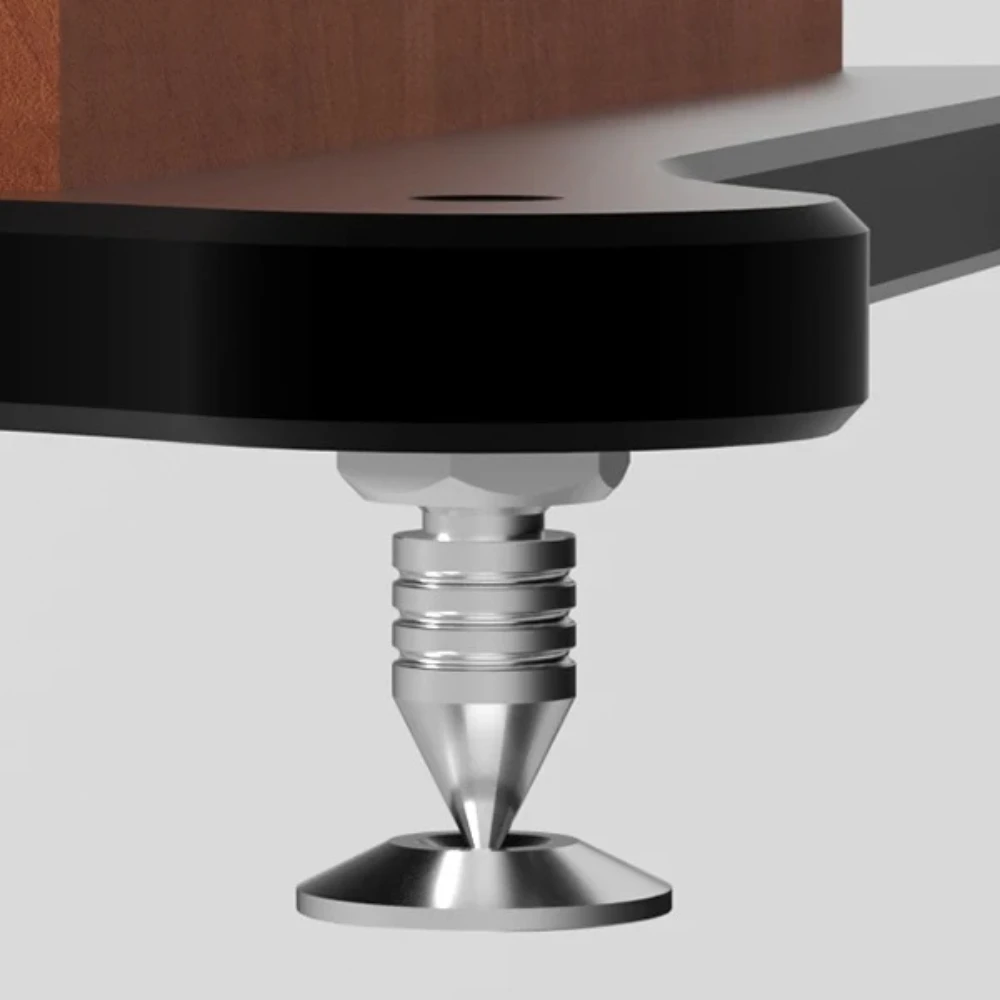 4 Stück Anti-Vibrations-Spikes HiFi-Audio-Lautsprecherständerfüße Isolations-Spikes für Lautsprecher, Subwoofer, Verstärker, CD