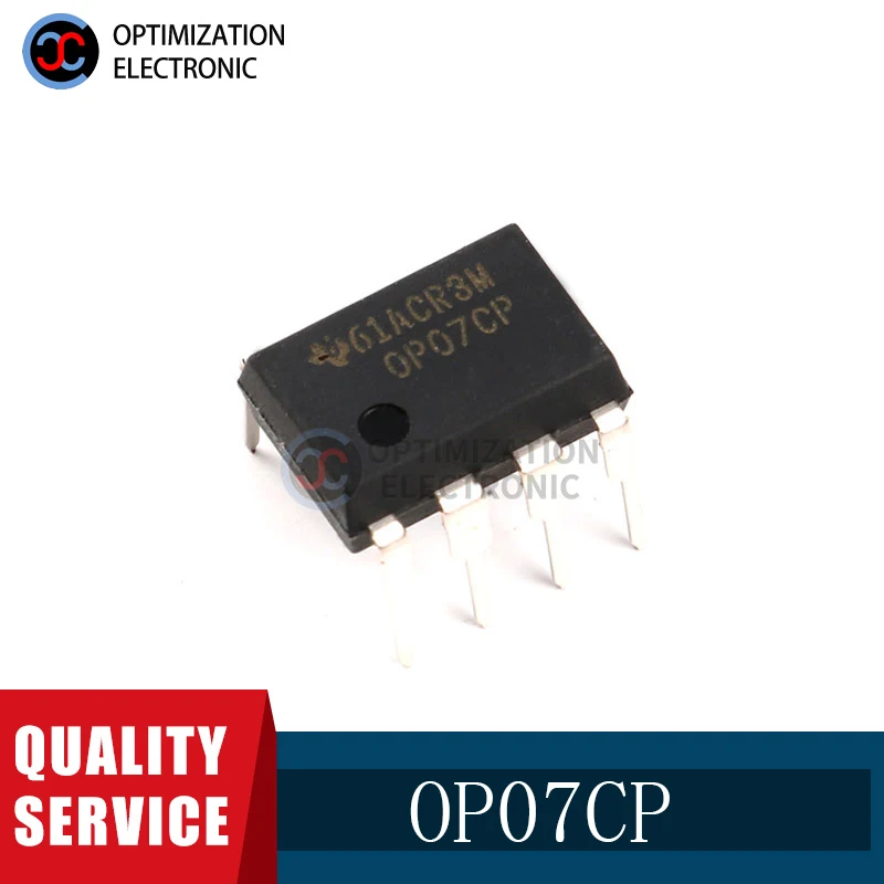 10PCS New original authentic OP07CP 0P07CP in-line DIP-8 operational amplifier IC chip OP07C