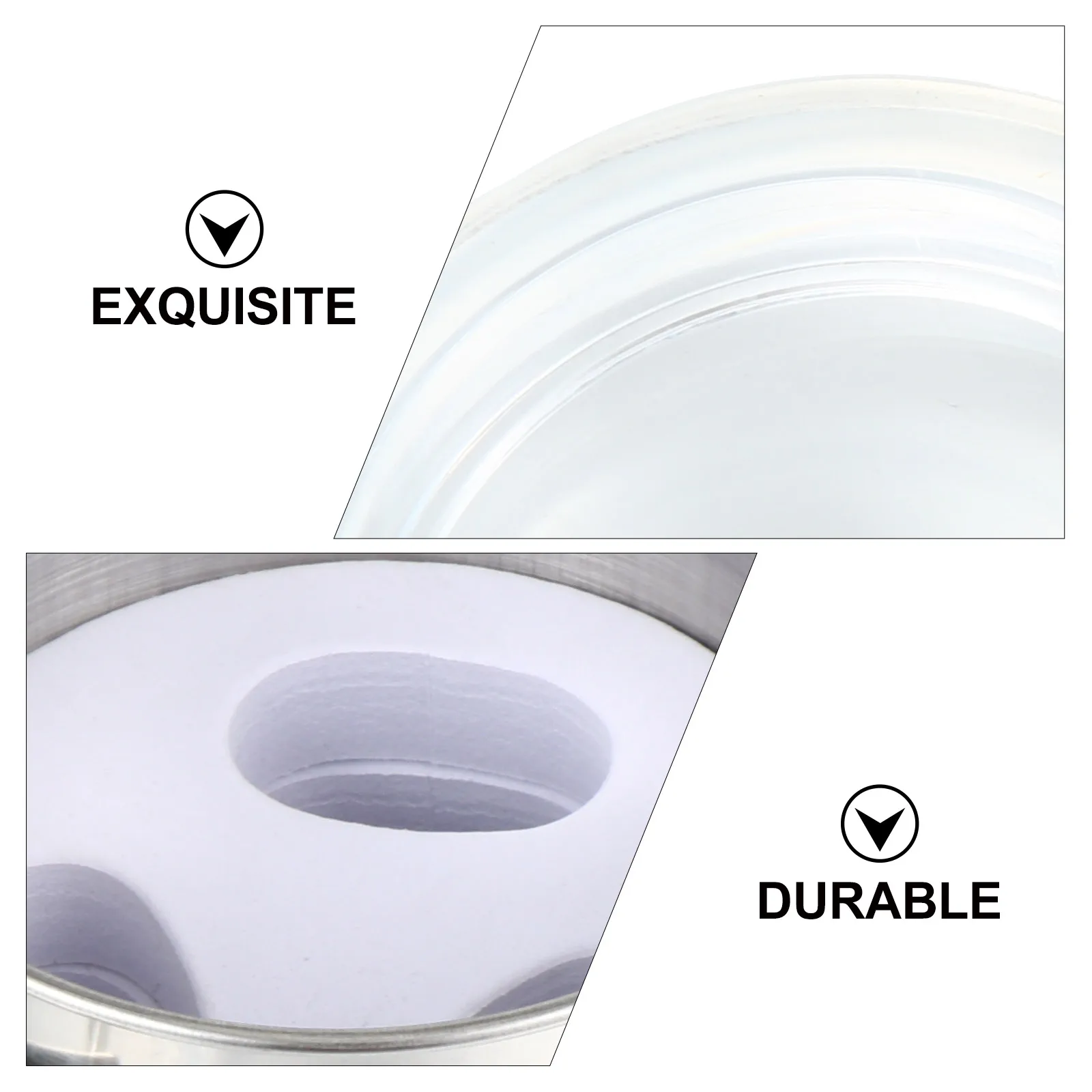 

Stainless Steel Eyelash Glue Storage Container with Negative Pressure Design for