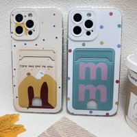 Point M M Card Holder Phone Case For OPPO A18 A17 A16 A15 A12 A53S A54S A15S A16S 4G A31 A32 A5 A9 A8 2020 A3X A3 Pro A1K Cover