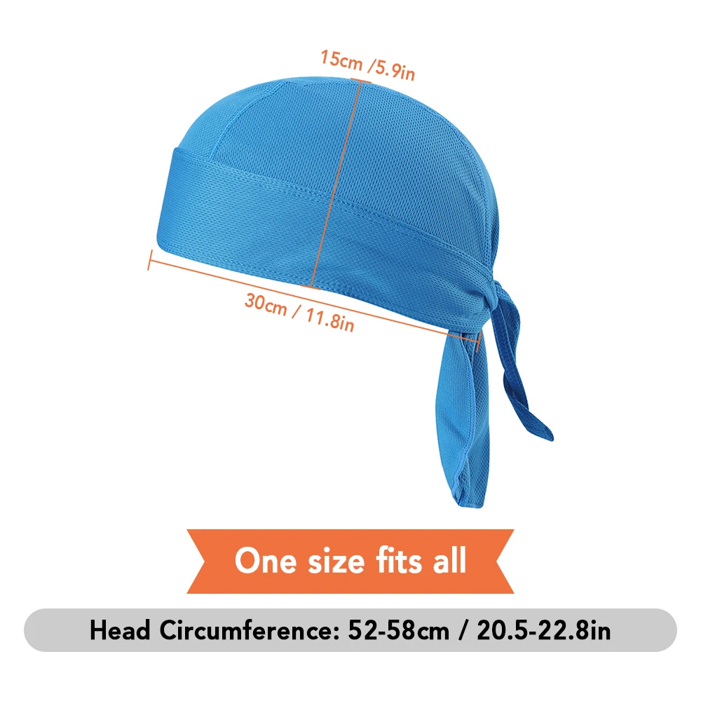 Bicycle Sweat-wicking Cap Beanie Cap Cycling Headscarf Headband Pirate Hat Beanie Hat for Outdoor