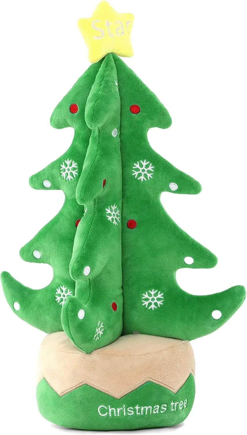 

Christmas Stuffed Animal Soft Christmas Tree Plush Toy Holiday Plush Cuddle Pillow for Kids Christmas Party Home Decoration