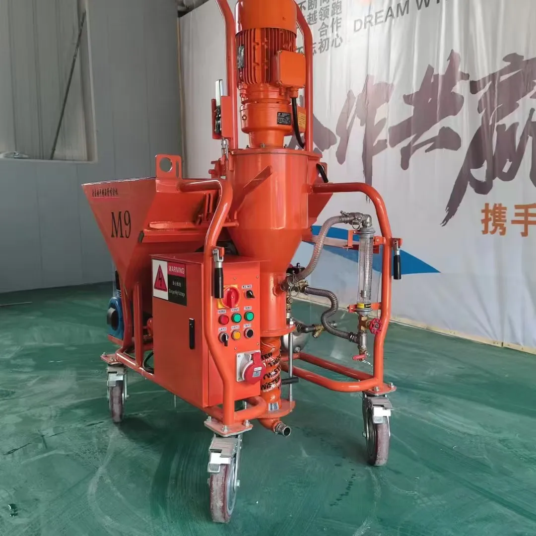 M9 Automatic Wall Gypsum Plaster Sprayer High Speed Cement Gypsum Spray Machine