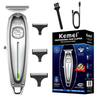 Kemei All-metal professional hair trimmer beard cordless hair clipper men grooming trimer electric hair cutting machine haircut