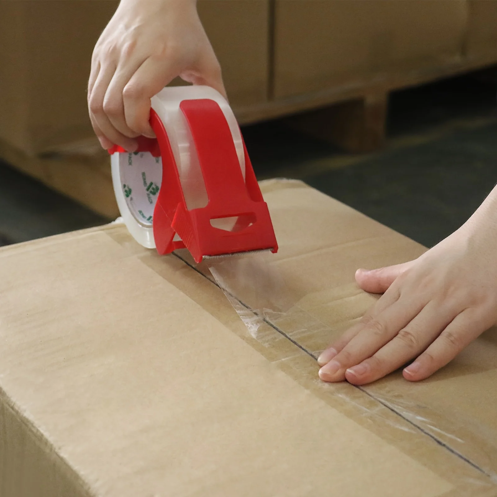 BOMEI PACK-Heavy Duty Packing Tape-Strong Adhesive Transparent Packaging Tape For Carton Sealing, Industrial Packing,