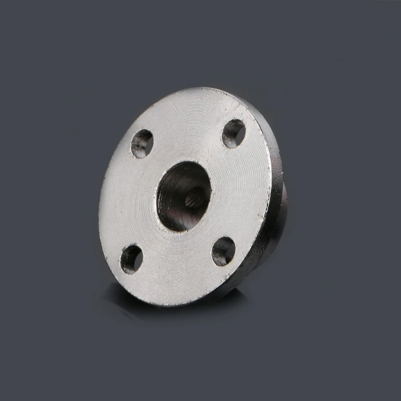3mm 4mm 5mm 6mm 7mm 8mm 9mm 10mm Electroplated Rigid Flange Coupling Motor Guide Shaft Coupler Motor Connector 45# steel