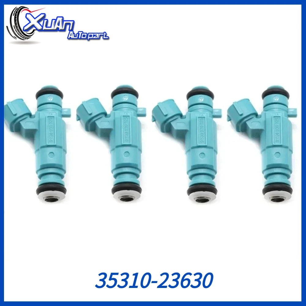 

35310-23630 Новые топливные форсунки (4 шт.) для Kia Spectra, Rondo, Optima, Sportage, Spectra5, Hyundai Tiburon, Tucson, Santa Fe 2004-2010