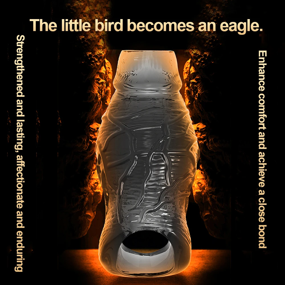 ذكر خاتم الديك قابلة لإعادة الاستخدام القضيب كم تأخير القذف أقوى الانتصاب القضيب موسع البروستاتا تدليك الجنس لعب للرجال الكبار #5