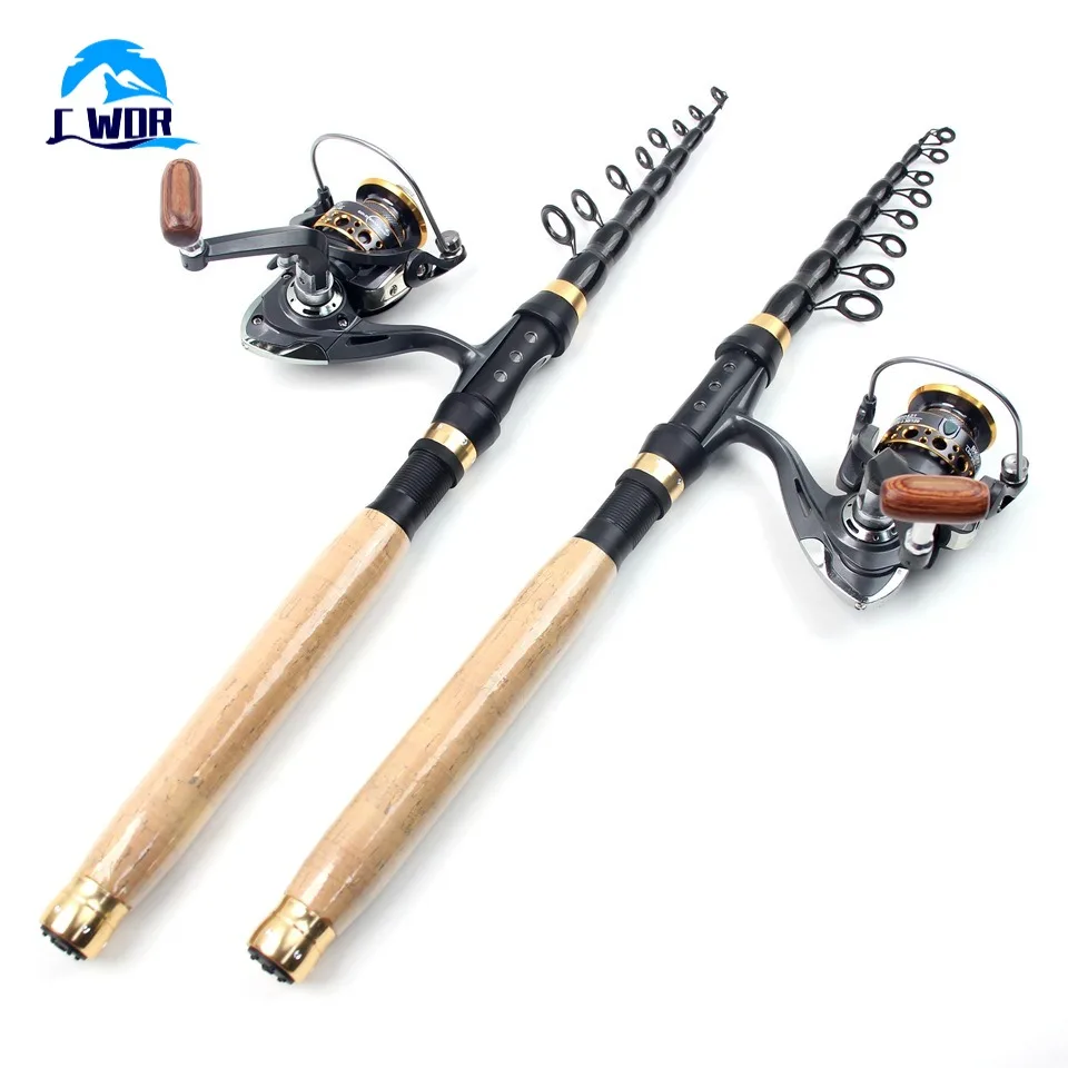 Ultra Short Portable Telescopic Fishing Rod And Spinning Reel Combo for Sea Freshwater Saltwater Travel Boat Shore Lure Pole