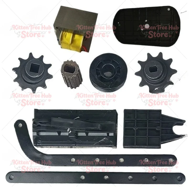 Garage Door Repair Parts: Clutch Sprocket, Drive Shaft Sleeve & Roller Track Components for DIY Installation
