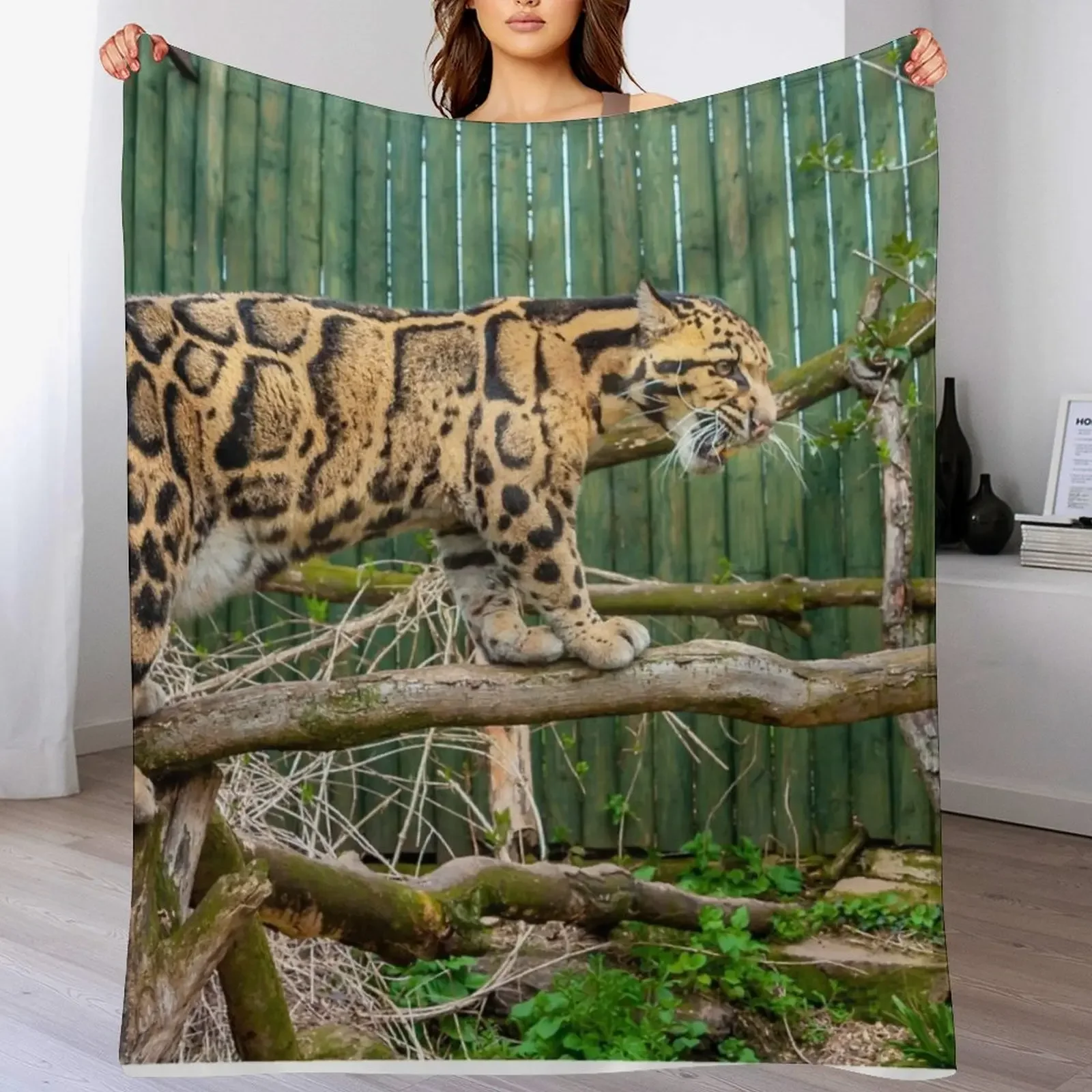 

New Clouded leopard Throw Blanket warm for winter warm winter Soft Plush Plaid Bed linens Blankets