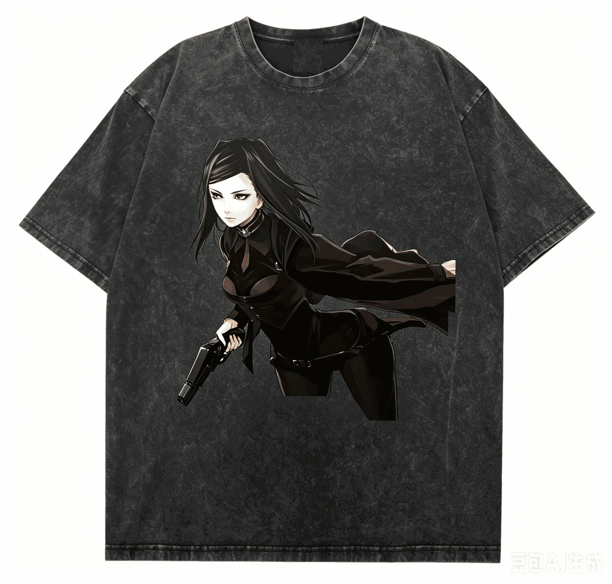 Ergo Proxy Washed T-shirt 2026 New Model personality Clothes shirt Year round clothing Harajuku Vintage Loose Breathable Classic