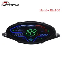 Digital Motorcycle Speedometer LED RPM Dashboard For Honda Biz 100 C100 1998-2005 Gilera Smash Full Cub 110