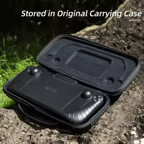 Console Protective Cover with Support Stand Cooling Rear Housing Cover Non-scratch Shock-Absorption for Steam Deck Accessories