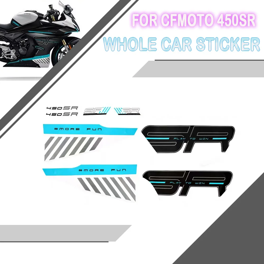 

Для мотоцикла CFMOTO 450SR оригинальная заводская наклейка звезда черная автомобильная наклейка CF400-6 наклейка с принтом кузова мотоцикла