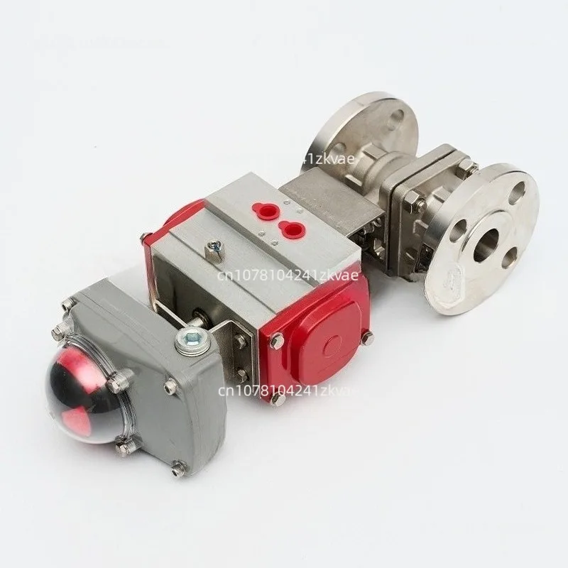 

Pneumatic ball valve Stainless steel two-way pneumatic soft seal ball valve double acting at room temperature and pressure