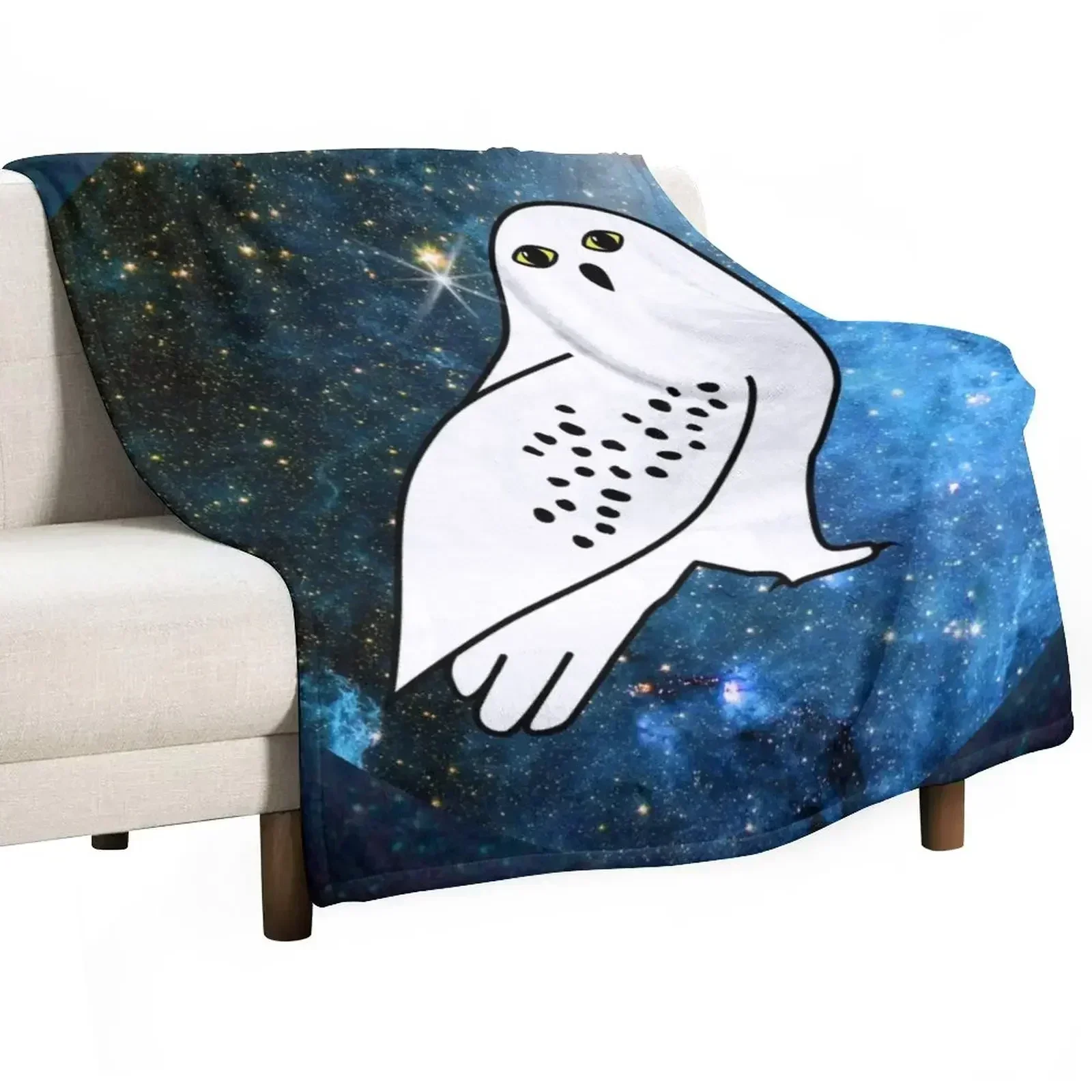 White owl Throw Blanket Moving Bed linens for babies Plaid on the sofa Summer Beddings Polar Blankets