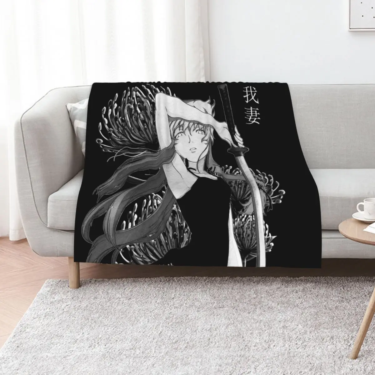 

Dark Bloom Yuno Throw Blanket Thermal Blankets Sofas Of Decoration For Decorative Sofa for winter Blankets