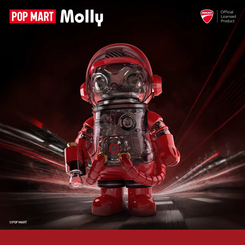 POPMART MEGA SPACE MOLLY 400% DUCATI Series Anime Action Figure Series Blind Box Toys Guess Bag Mystery Box Doll Anime Figure