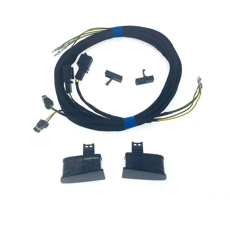 Samochód L & R lusterko wsteczne side lane Assist lampka kontrolna wtyk lampa wiązka przewodów MQB do golfa 7 MK7