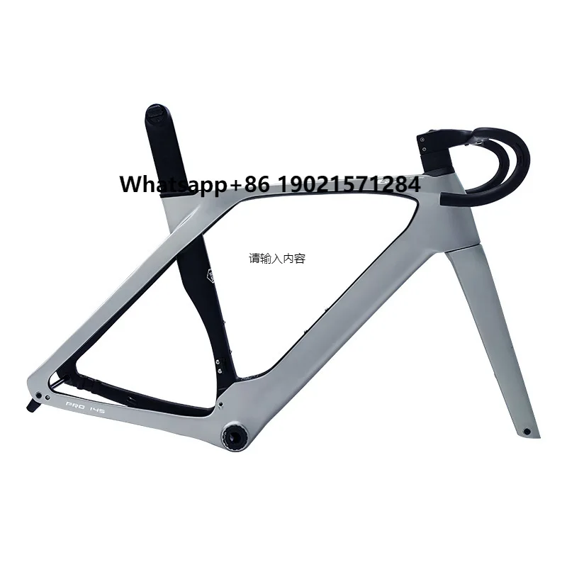 

700C Carbon Fiber Aerobour Road Bike Rack Set T47 Threaded Five-Way Internal Cable Routing Disc Brake