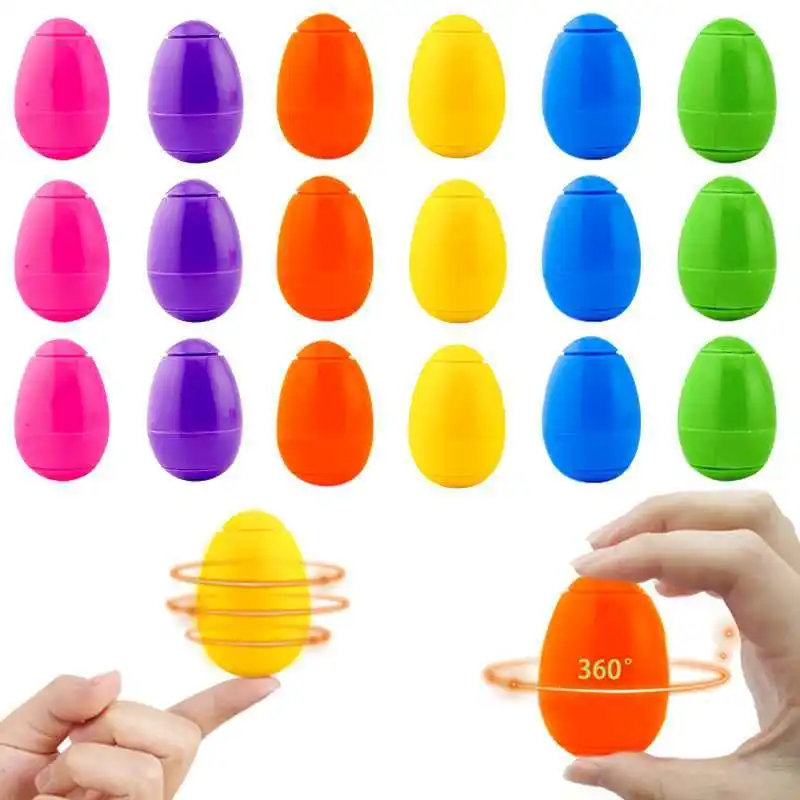 10 pezzi di uova di Pasqua Fidget Spinner giocattoli novità trottola festa di compleanno bomboniere regali premi in classe per bambini ragazzi ragazze
