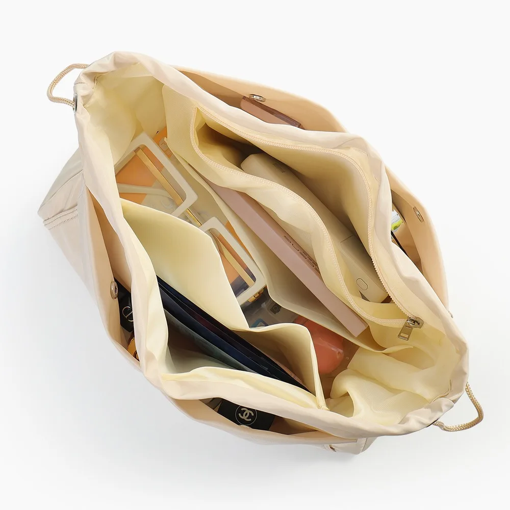 حقيبة اليد المنظمون حمل حقيبة بطانة داخلية متعددة جيب حقيبة محمولة منظم إدراج لحقيبة اليد #2