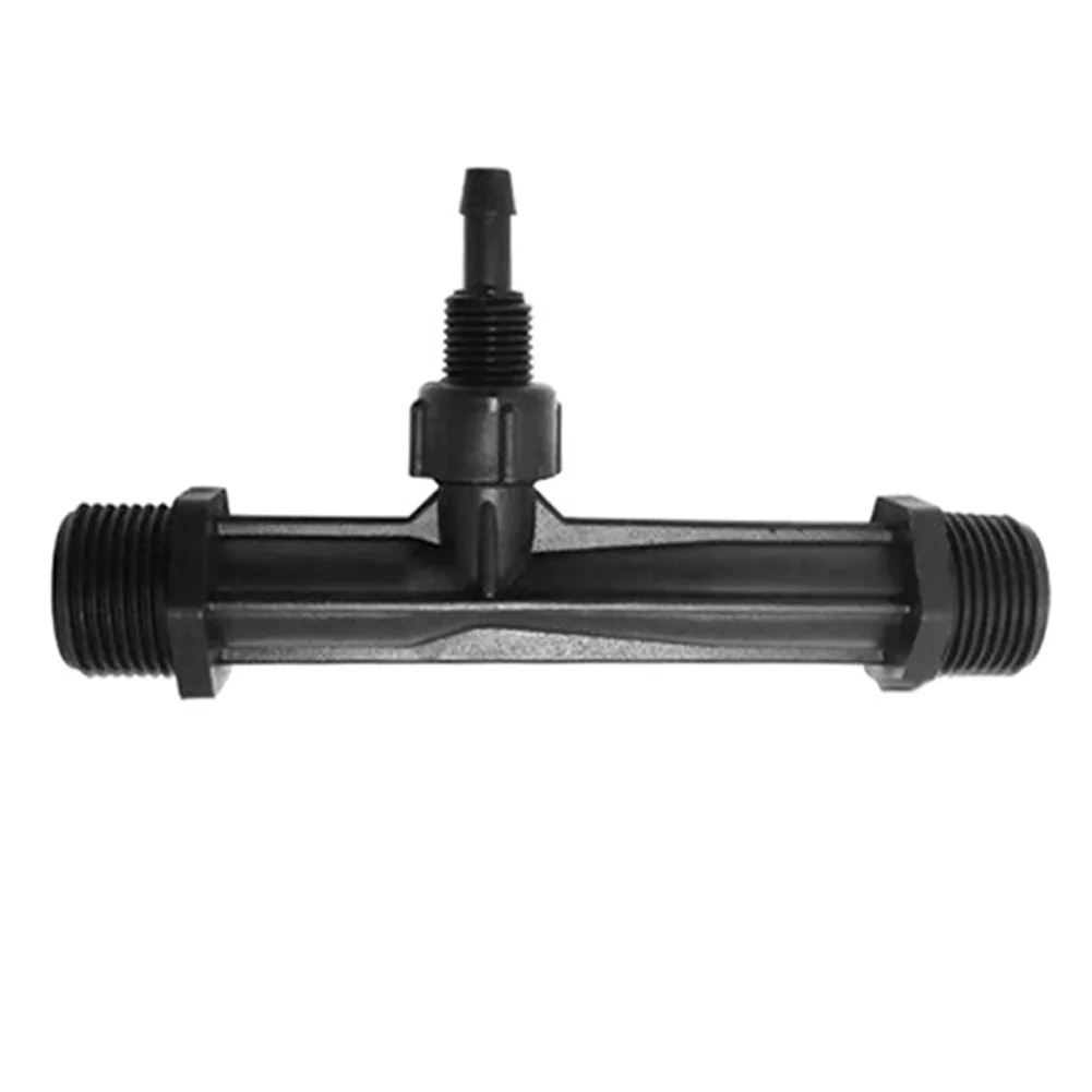 Efficient Agricultural Venturi Injector for 1/2 Inch Connections Sturdy Plastic for Reliable Fertilizer Injection