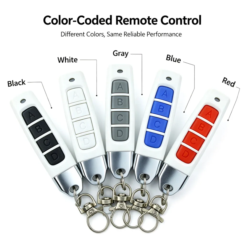 Garage Remote Control Door 433.92MHz Copy Compatible Remote Control Ame-TOP 434NA/ 432NA/ 432EE/ 432A/ 434A/ 432EV/ 432S/ 434EE/
