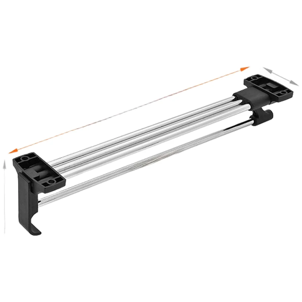 Telescopic Clothes Hanger for Wardrobe Iron and Plastic Alloy Sliding Rail Pant Organizer Drawer 35 6 7.5cm 40 6 7.5cm