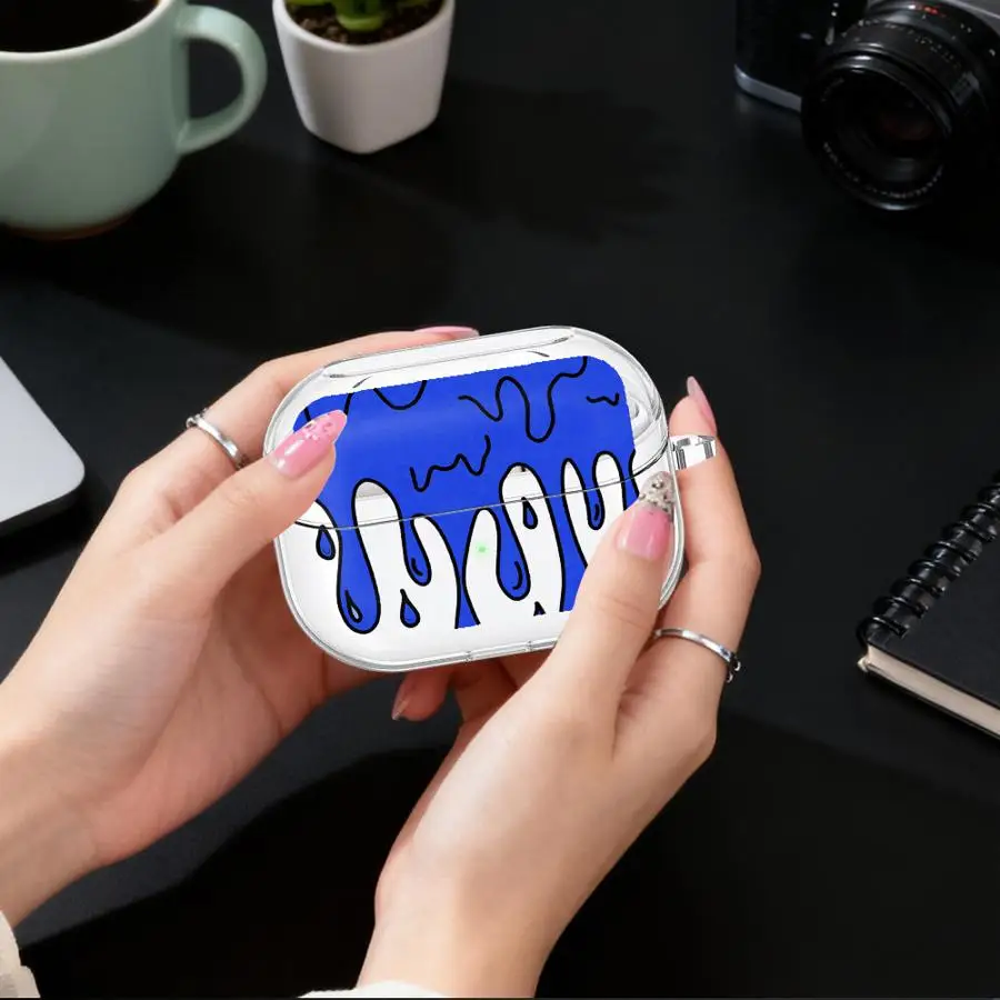 

Fun Paint Graffiti Art Clear Earphone Cases Cover With Hook Case For Samsung Galaxy Buds 2Pro 3 FE 2 Live 3Pro 4Pro 4 Pro