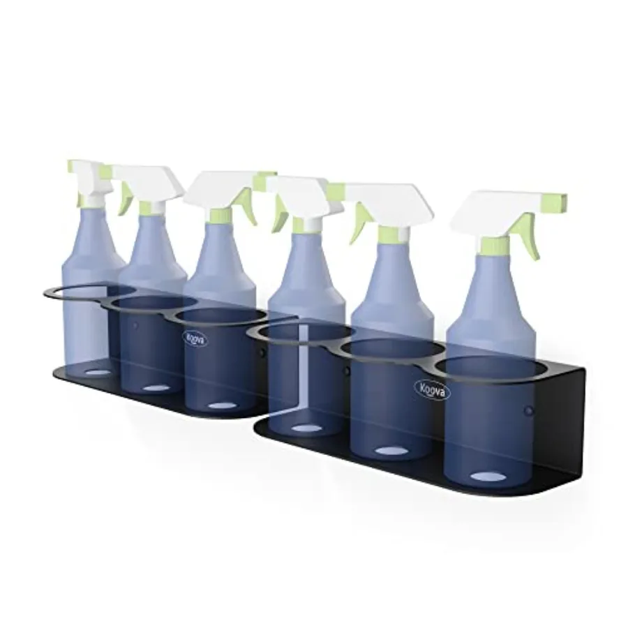 

All-Purpose Spray Holder Easy Install Wall Mount Hardware Included Heavy-Duty Powder Coated Steel Storage Rack for Garage And H