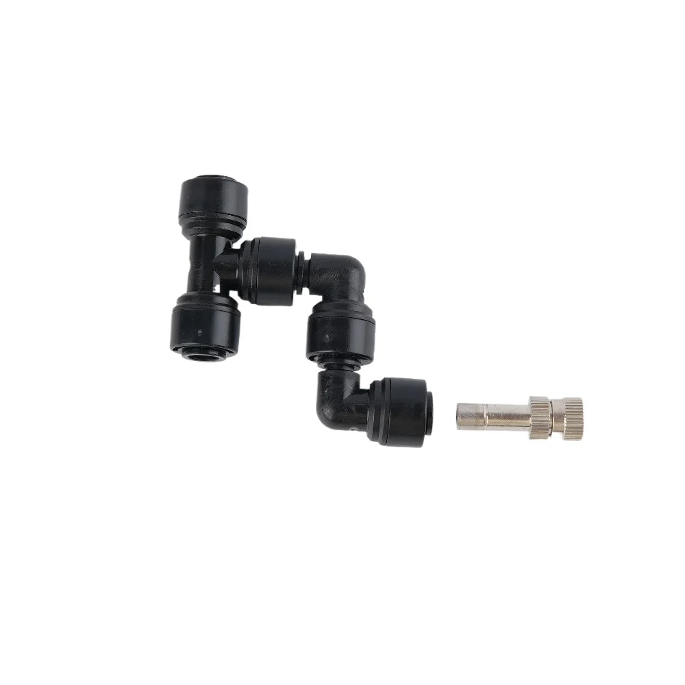 New Adjustable Reptiles Fogger Mist Sprinkler For Rainforest Tank Aquarium Aquatic Pet With Slip Lock Nozzles