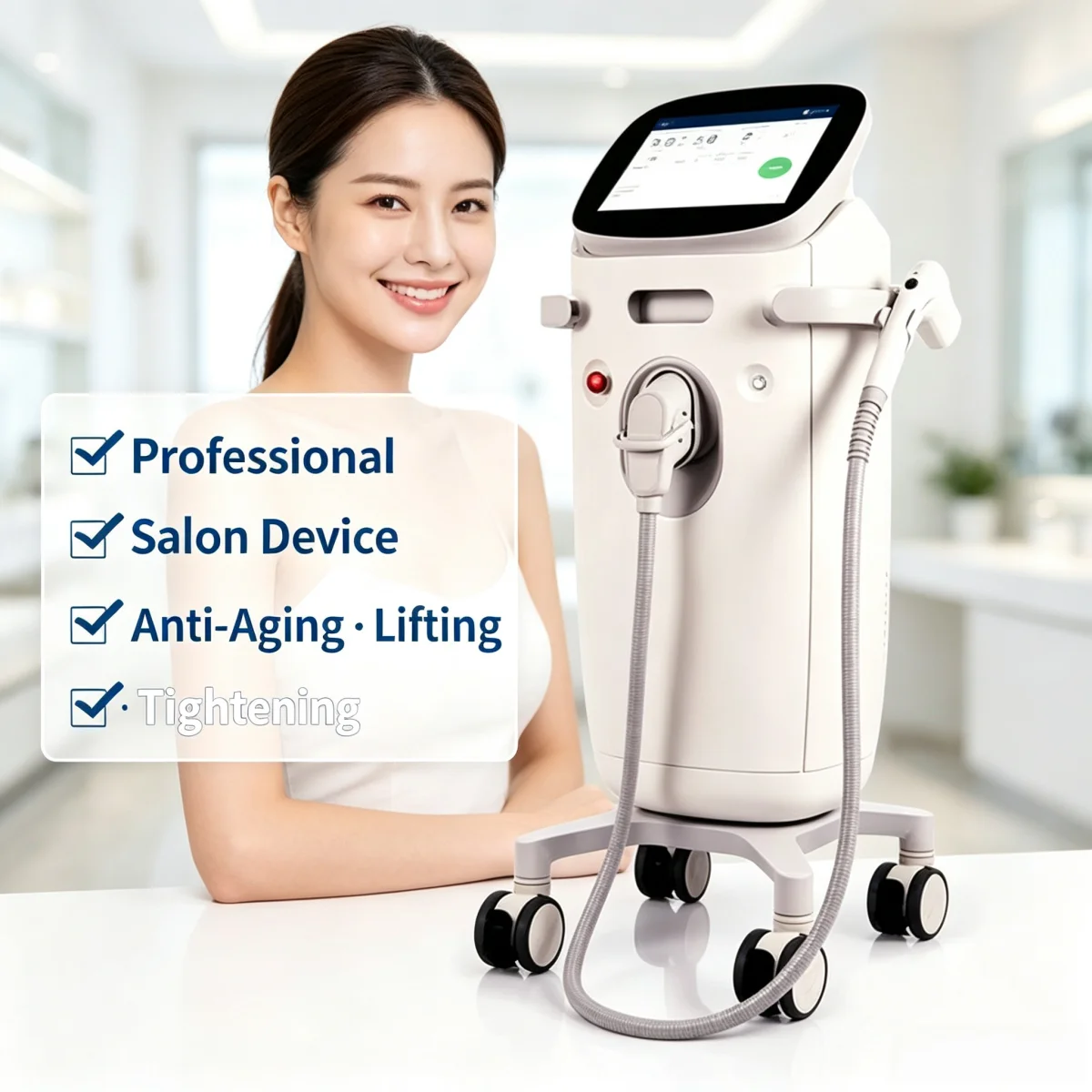 Professional RF Facial Anti Aging Machine Skin Tightening Body Shaping Rejuvenation Beauty Salon Equipment