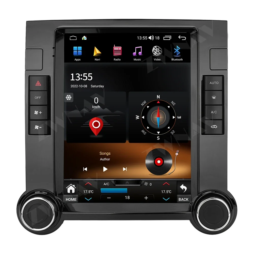 9,7-calowe radio samochodowe z Androidem dla Volkswagen Touareg 2003 2004 2005 2006 2007 2008 2009 2010 Nawigacja samochodowa GPS Carplay Jednostka główna