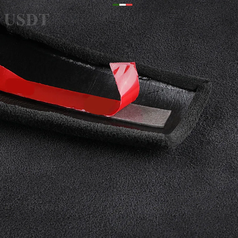 for Changan CS55 PLUS CS55Plus 2022 2023 2024 Interior Accessories Leather Car Gear Shift Knob Cover Suede Cap Protective Mat