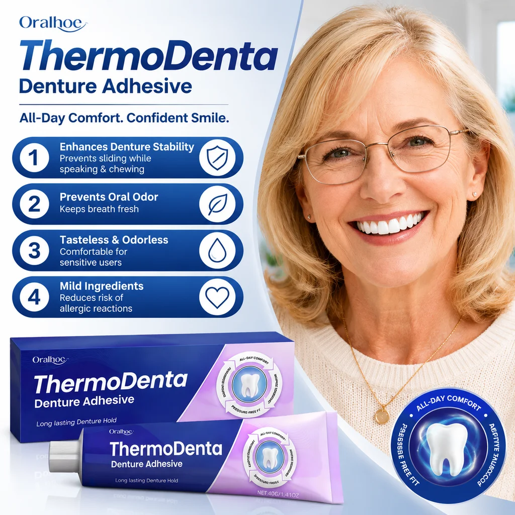 Oralhoe Denture Fixing Adhesive Modified Denture Bonding Natural Fit Fixing Beautiful And Comfortable Teeth Care And Stable Hold