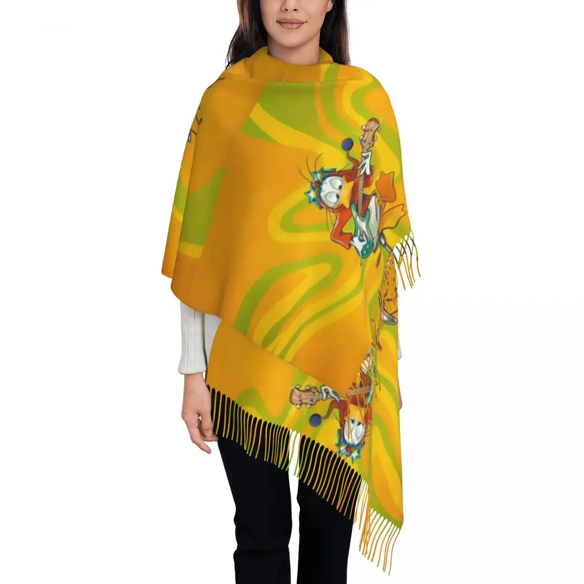 

Шарф с принтом аниме Дональда Дака на заказ для мужчин и женщин, зима-осень, теплые шарфы, милые мультяшные шали, накидки