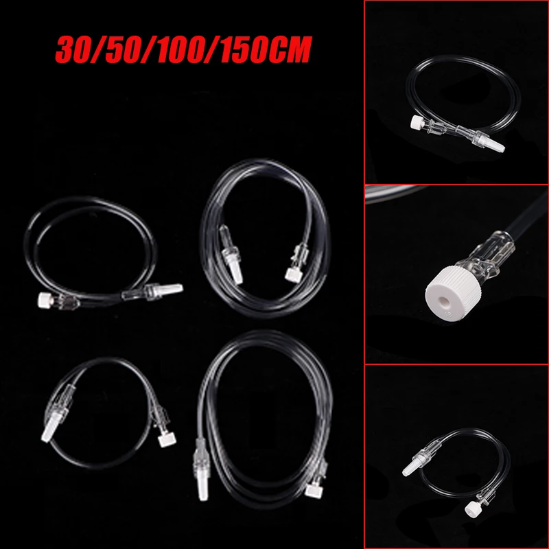 1Pc 30/50/100/150CM Infusion Extension Tube Sterile IV Infusion Extension Line Disposable IV Infusion Extension Hose For Syringe
