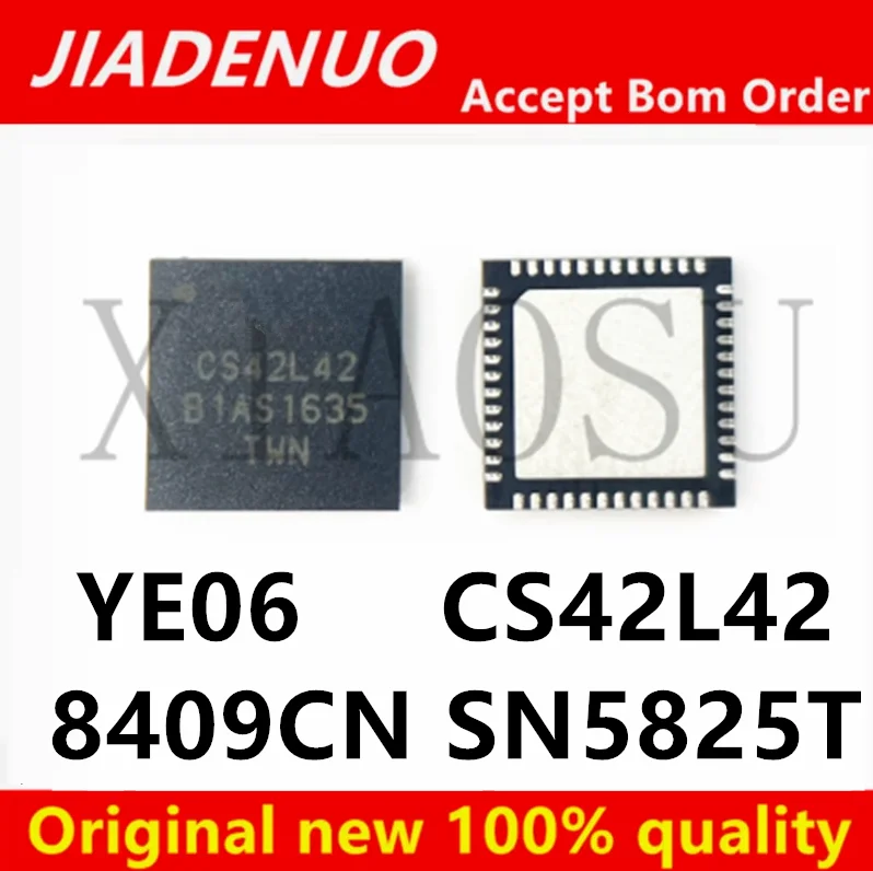 (1piece)100% New CS8409-CNZR TW8409CN 8409CN QFN-40 CS42L42-CNZR CS42L42 QFN-48  TXB0106PWR YE06 sop-16 SN5825T QFN-32