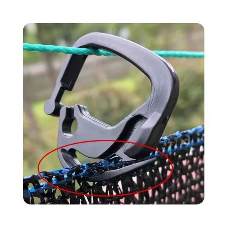 Sunshade Net Hooks Greenhouse Accessories Adjustable Sunshade System Inside And Outside Sunshade Net Clip Outdoor Use Portable​