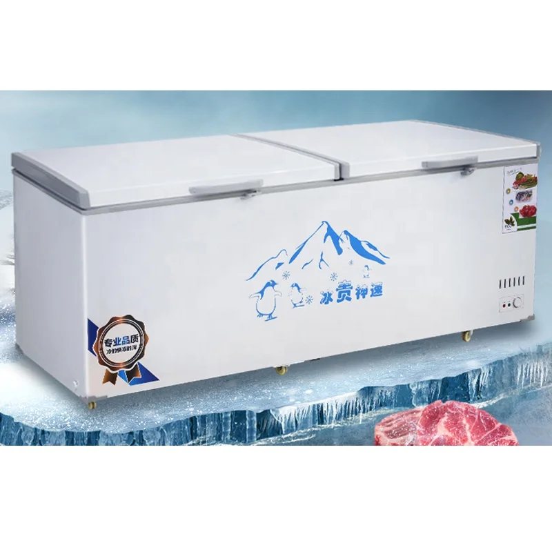 Commercial large capacity horizontal refrigerated copper tube freezer reputation and long working life ice cream freeze