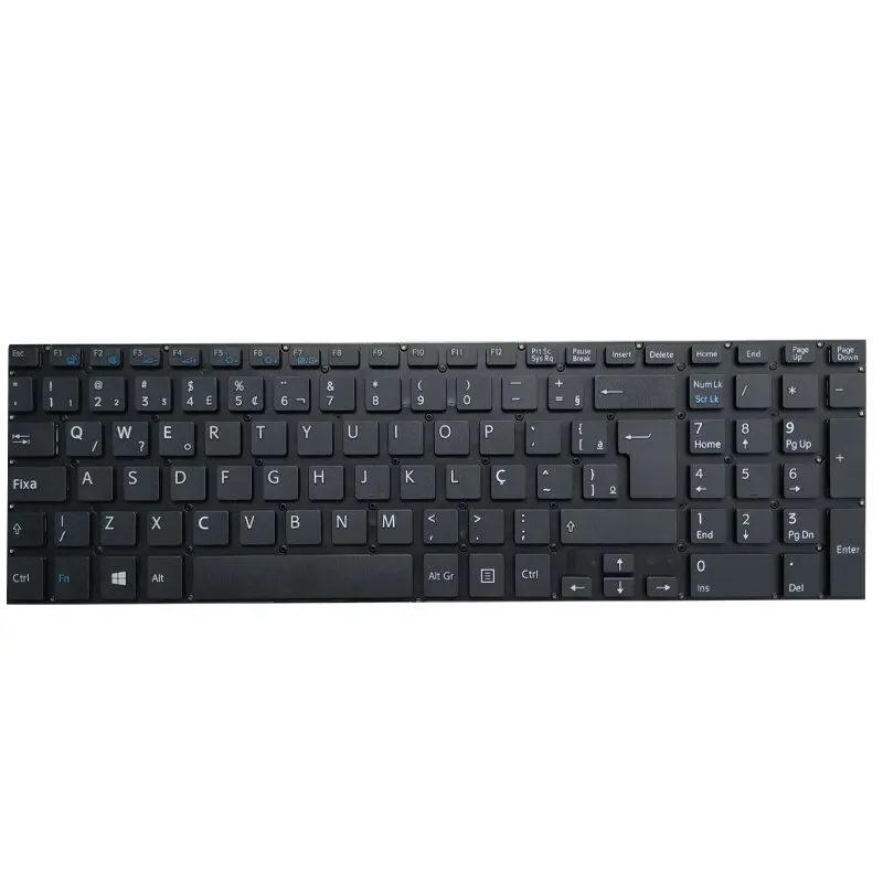 New Brazil Keyboard For Sony Vaio SVF15 Series SVF152 SVF153 SVF1541 SVF1521K1EB SVF152C29M SVF1521V6E BR Teclado Layout