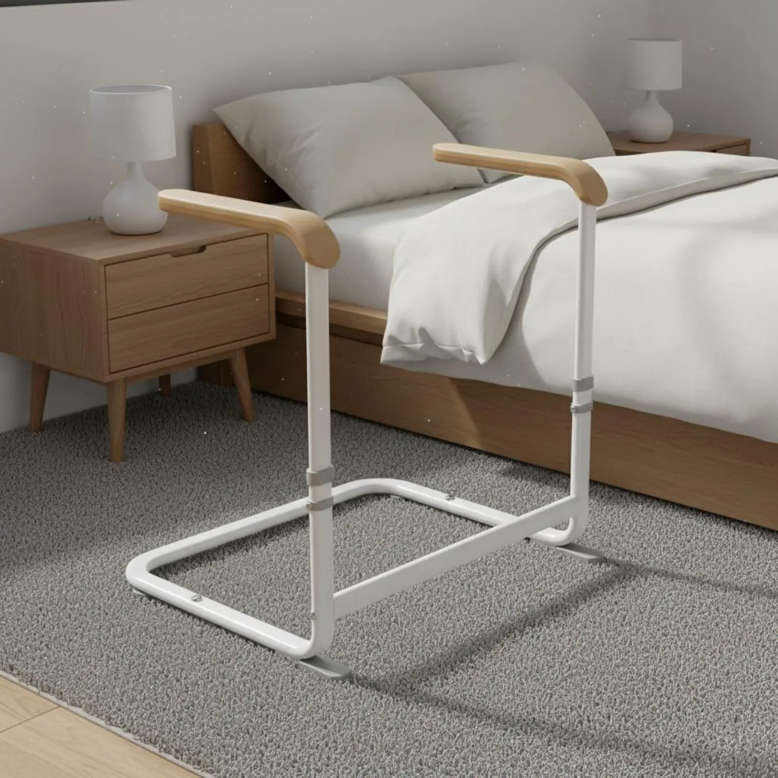 Adjustable Sofa Assist Handle Non Slip Stand Assist Rail Safety Grab Bar Fall Protection Mobility Aid for Seniors