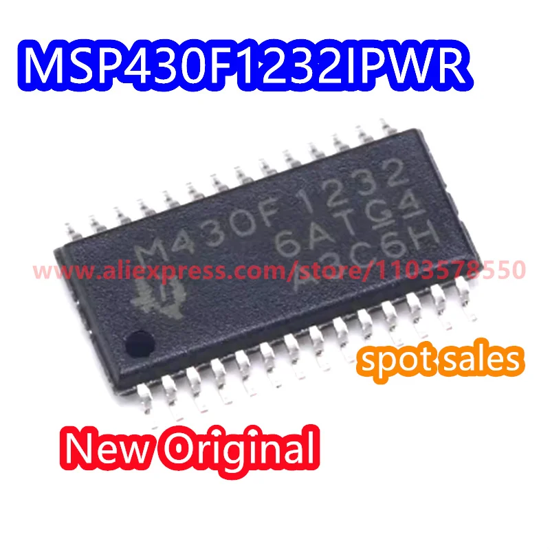 Chip MSP430F1232IPWR, TSSOP-28, microcontrolador de 16 bits, novo, original, 10pcs