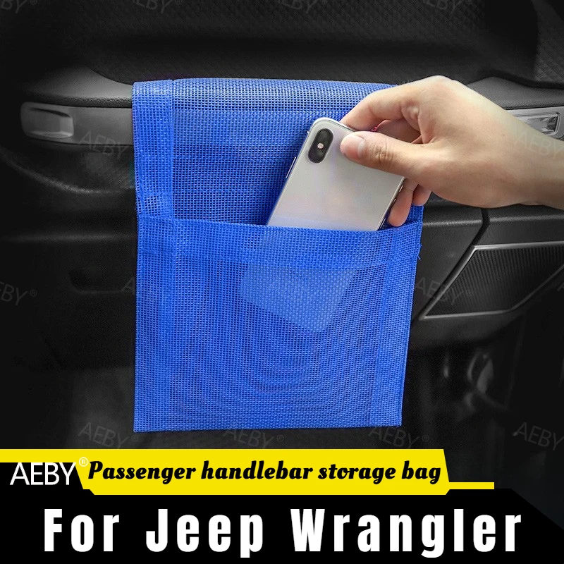 For Jeep Wrangler 2018 Passenger Grabber Storage Bag Oxford Fabric Storage Bag,handle storage bag,co-pilot,accessories