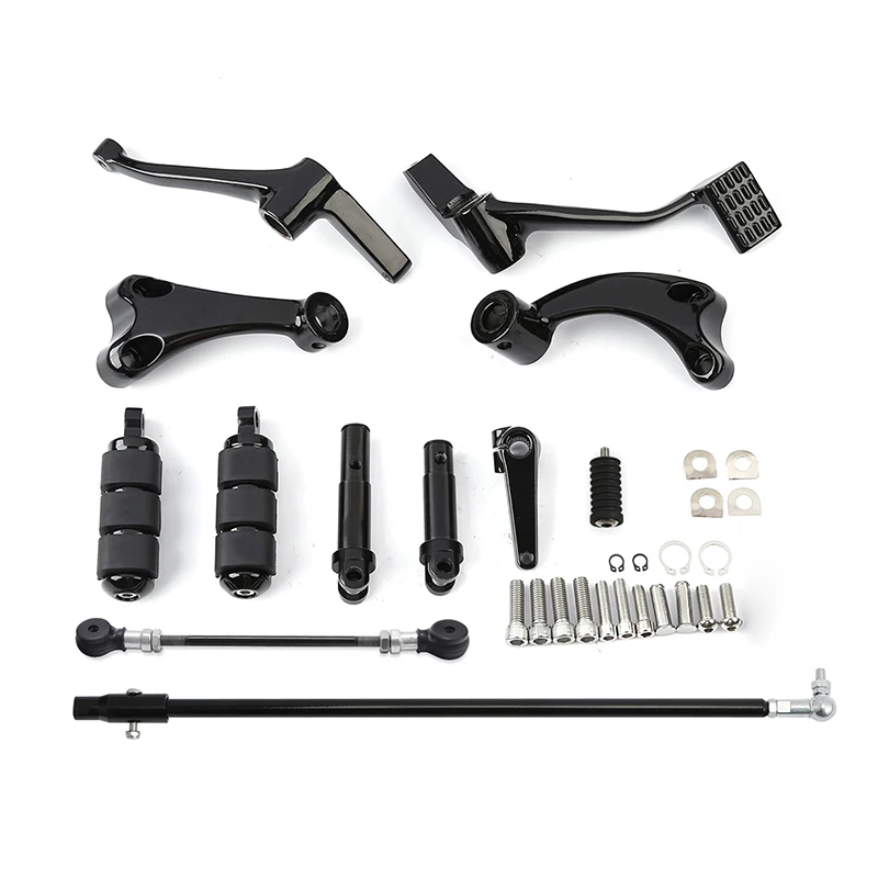 Motorcycle Forward Control Pegs Lever Linkage For Harley Sportster XL883 XL1200 2014-later